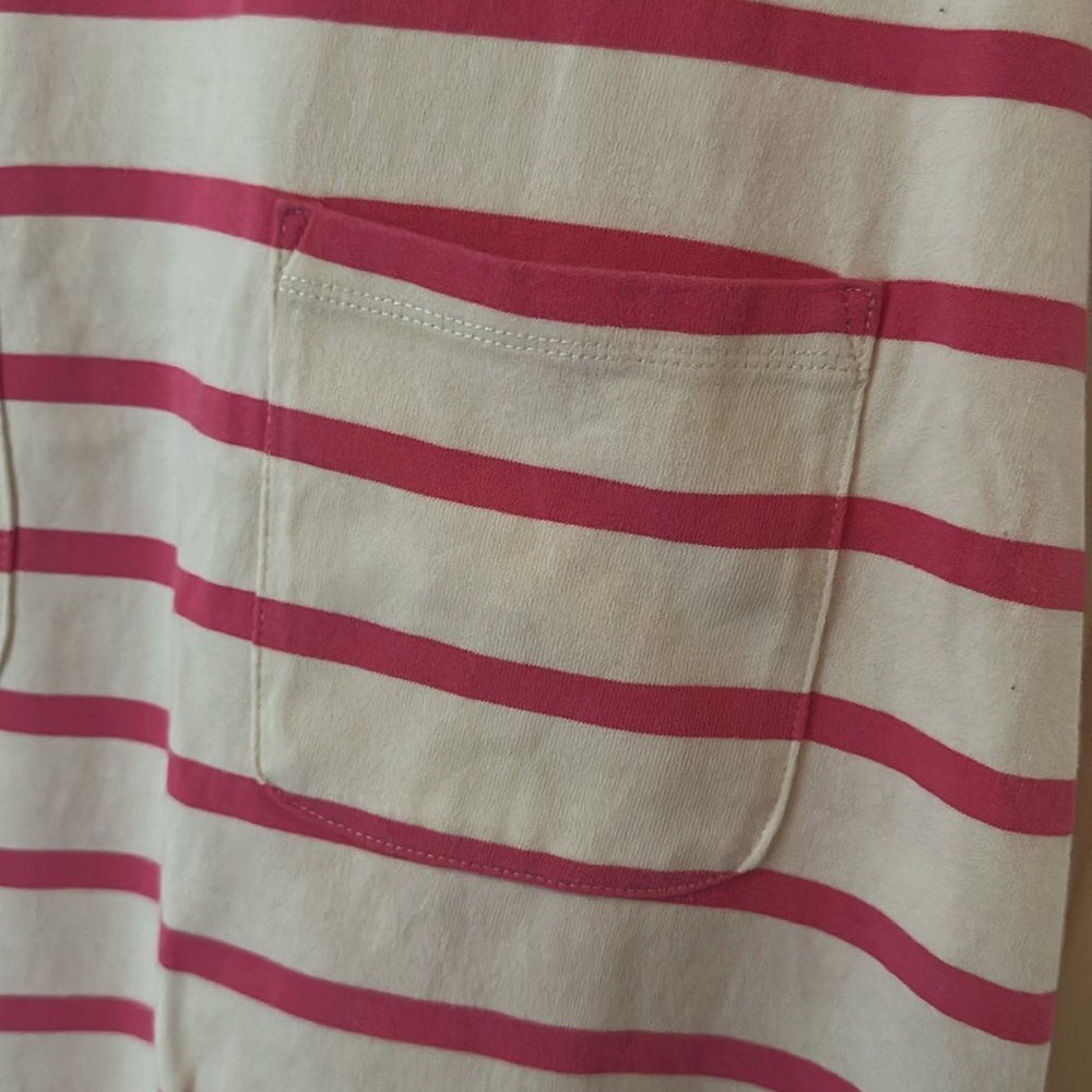 Boden White and Pink Striped Boatneck Dress - Picture 3 of 8
